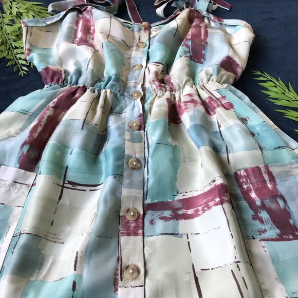 ANTHROPOLOGIE Silk Dress - Picture 2 of 8